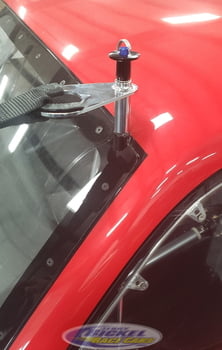 16' Self-Retracting Tow Strap (3/8" or 1/2" Eyelet)